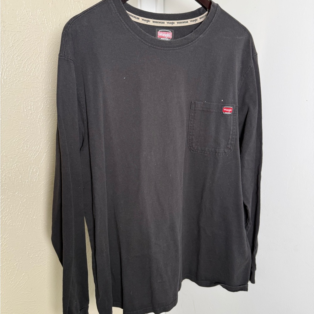 Wrangler Men's Black Long Sleeve Shirt